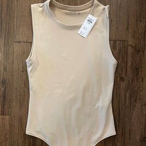 Abercrombie and Fitch Crewneck Tank Bodysuit